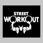 Street Workout čierne trenírky BOXER s tlačeným logom, top kvalita 95%bavlna 5%elastan
